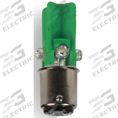EDWARDS SIGNALING Compact LED Bulb: LED, Double Contact Bayonet (BA15d), (T) Tubular, T3-1/4 - BA15d Double-Contact Bayonet Base Lamps