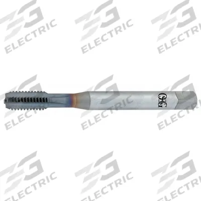 OSG Straight Flute Tap: 1/2"-20 UNF, H3 / 2B-3B, 4 Flute, Bottoming Chamfer - Coolant-Through Straight-Flute Machine Taps for Aluminum