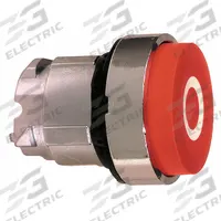 SCHNEIDER Extended Push Button: Red, 22 mm Mounting Size, Metallic, Momentary (MPN ZB4BL432). Key specifications — Brand: SCHNEIDER; Action: Momentary; Legend: O; Series: XB4; Push Button Material Type: Metallic.