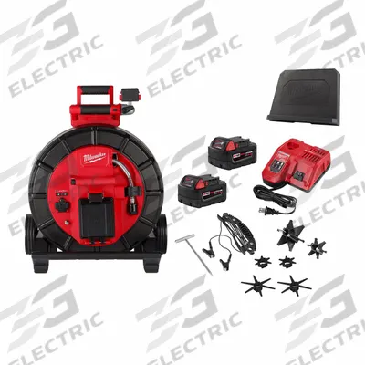 MILWAUKEE Pipeline Inspection Reel: M18 Modular Pipeline Inspection System, 200 ft Lg. - Milwaukee Pipe Inspection Camera Reels