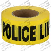 APPROVED VENDOR Barricade Tape: 1,000 ft Lg, 3 in Wd, Police Line Do Not Cross Legend, Polyethylene (MPN 4ACD4). Key specifications — Tape Message: Police Line Do Not Cross; Message Color: Black; Brand: APPROVED VENDOR.