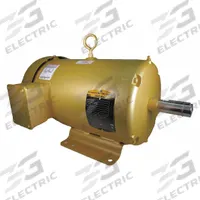 BALDOR General Purpose Motor: Rigid Base Mount, Totally Enclosed Fan Cooled, 2 hp, 208-230/460V AC (MPN EM3614T). Key specifications — Brand: BALDOR; Nameplate Voltage @ 60 Hz: 208-230/460V AC; Full Load Current @ 60 Hz: 7/3.5 A; Nameplate RPM @ 60 Hz: 1,175 RPM; Motor Enclosure: TEFC.