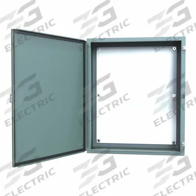 HAMMOND Electrical Enclosure: Steel, 36 in x 30 in x 12 in, NEMA 12/13, w/Panel - Steel Dust-Tight Enclosures