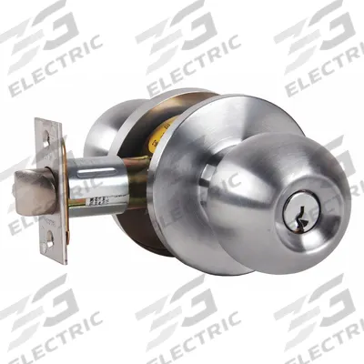 FALCON LOCK Door Lockset: Classroom Knob Locksets, Chrome