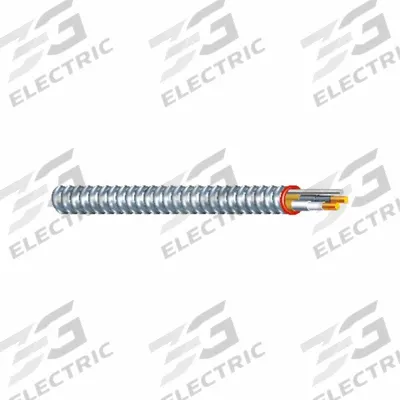 SOUTHWIRE Metal Clad Cable: 12 AWG, 3 Conductors, Copper, 1,000 ft, Aluminum, Std - Armored Cables with Bonded Aluminum Wires