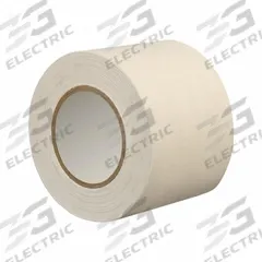 TAPECASE Electrical Tape: 3 in Wd, 60 yd Lg, 10.5 mil Thick, Uncoated Cotton Cloth, Rubber, White (MPN 175). Key specifications — Series: 175.
