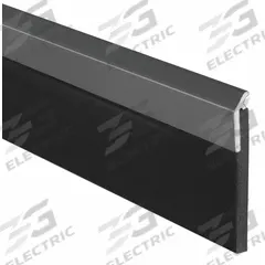 NATIONAL GUARD Door Sweep: Single Fin Insert, Aluminum, 36 in Lg, 3 1/16 in Wd, Aluminum (MPN 203NDKB-36). Key specifications — Brand: NATIONAL GUARD.