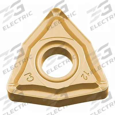 KYOCERA Turning Insert: WNMG433CJ CA525 - Trigon (W) Indexable Turning Inserts