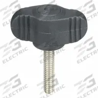 KIPP Hand Knob: Wing, Plastic w/ SS Thread, #8-32 Thread, 20 mm Thread Lg, 28 mm Dia (MPN K0274.00AEX20). Key specifications — Brand: KIPP.