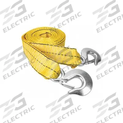 PERFORMANCE TOOL Tow Strap w/Hooks: 20 ft Overall Hook Size, 2 in Overall Wd - Tow Straps