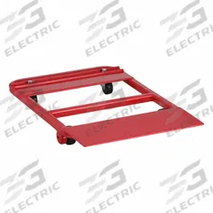 APPROVED VENDOR Cabinet Dolly: 600 lb, Red, 4 in H x 32 in W x 20 in D, (2) Axle-Mounted/(2) Swivel (MPN 48J122). Key specifications — Color: Red; Caster Wheel Type: Swivel; Caster/Wheel Configuration: (2) Swivel; Brand: APPROVED VENDOR; Caster Wheel/Tread Material: Rubber.