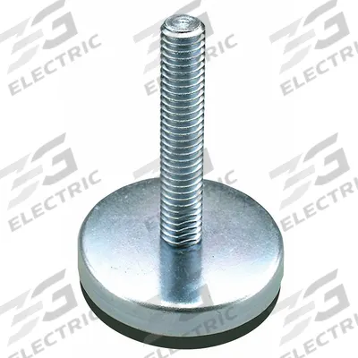 GLIDE RITE Male-End Leveling Mount: Fixed Stud, 1/2"-13 Thread Size, 2.8 in - Non-Skid Male Leveling Mounts