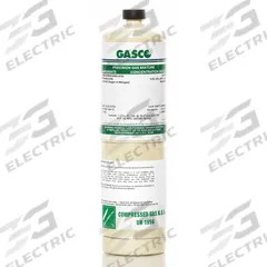 GASCO Calibration Gas: Nitrogen, Disposable, +/-5% Accuracy, CH4/CO/O2, Calibration Gas, CGA 600 (MPN 34LS-307-18.5). Key specifications — For Use With: All OEM Gas Detectors; Background Gas: Nitrogen; Brand: GASCO; CGA Number: CGA 600; Gas Mixture: Carbon Monoxide 200 ppm; Reusability: Disposable.