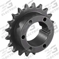 TSUBAKI Sprocket: For 50 Chain, 20 Teeth, 3.995 in Pitch Dia, 4.321 in Outside Dia, Steel (MPN 50P20). Key specifications — Brand: TSUBAKI; Required Bushing Series: P1.