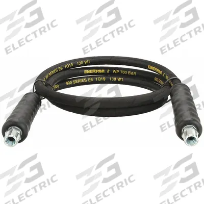 ENERPAC Hydraulic Hose Assembly: 1/4 in ID, NPTF x NPTF, 6 ft Lg, Black - Enerpac H900 Flexible Hydraulic Hose Assemblies