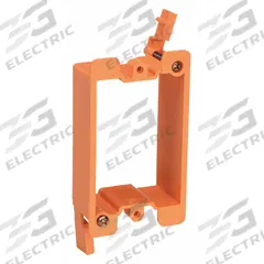 B-LINE BY EATON Communication Mounting Bracket: Steel, Orange, For 1 Gangs, 0.82 in Overall Dp (MPN BB10P). Key specifications — Brand: B-LINE BY EATON; For Number of Gangs: 1; Accessory Type: Communication Mounting Bracket; Color: Orange; Material: Steel.