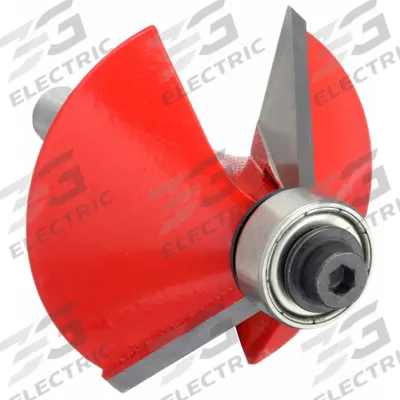 FREUD Chamfer Profile Router Bit: Fractional Inch, Carbide, 1 3/4 in Cutter Dia. - Chamfer Profile Router Bits