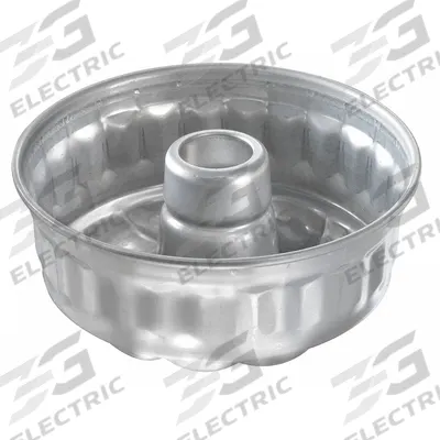 CHICAGO METALLIC Cake Pan: Aluminum, Glazed, Solid, 7 7/16 in Overall Dia, 3 in Overall Dp - Tube & Bundt Pans