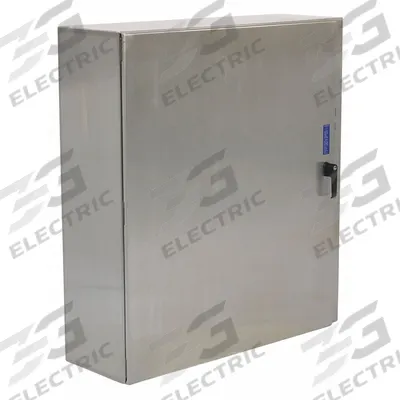 WIEGMANN Enclosure: 304 Stainless Steel, 48 in x 38 in x 12 in, NEMA 12/13/3R/4/4X - Stainless Steel Enclosures