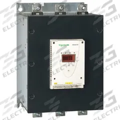 SCHNEIDER Soft Start: 230-600V AC, 590 A Output Current, With Bypass, IP00, 60/50 Hz, Three Phase (MPN ATS22C59S6). Key specifications — attr1380771: 230V AC; attr1380759: ATS22C59S6.