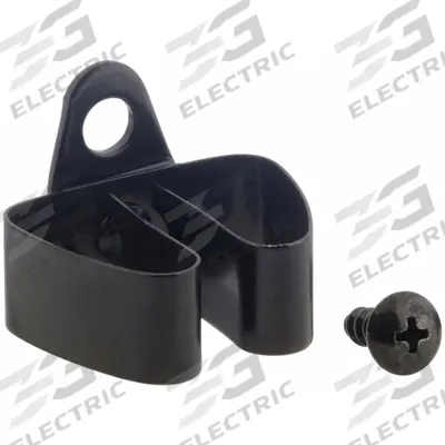 APPROVED VENDOR Standard Spring Clip: 1/4 in Peg Hole, For 1 in Pegboard Hole Spacing, Black - Spring Clips for Round-Hole Pegboard