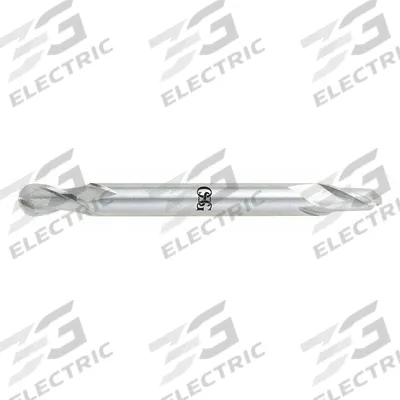 OSG Ball End Mill: Cobalt, Double End, 2 Flute, 3/32" Mill Dia, 9/64" LOC - Double-End Cobalt Ball End Mills