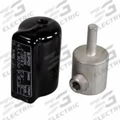 BURNDY Compression Pin Terminal: 1/0 AWG Pin Size, Straight Pin Orientation (MPN KAP250R). Key specifications — Brand: BURNDY; For Conductor Material: Copper.