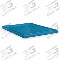 AKRO-MILS Lid: 19 1/2 in x 15 1/2 in, Blue, FDA Compliant, 5KY96/5LA10, 35190/35195 (MPN 35191BLUE). Key specifications — Compatible Tote - Grainger Part Number: 5LA10; Compatible Tote - Manufacturer Model Number: 35190; Brand: AKRO-MILS; Material: Plastic.