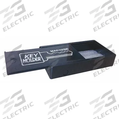 APPROVED VENDOR Magnetic Key Hider: Plastic, Black, 3 1/2 in Dp - Key Hiders