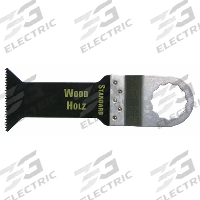 FEIN Oscillating Tool Blade: 1 5/8 in Blade Wd, 3 1/16 in Overall Lg, Flush Cutting - 12-Point Mounted Blades