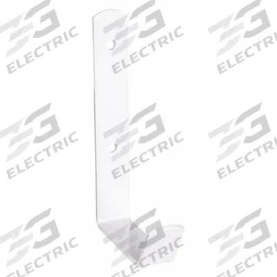 APPROVED VENDOR Hook: Screw, 50 lb Wt Capacity, 1 Points per Hook, White, 4 1/4 in Projection - Wall Mount Utility Hooks