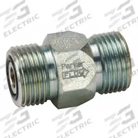 PARKER Hydraulic Check Valve: 5,000 psi, 30 gpm, 1 3/16 in, SAE O-Ring Face Seal (MPN DT-750-MSMS-5). Key specifications — Body Material: Steel; Outlet Connection Type: SAE O-Ring Face Seal; Brand: PARKER; Inlet Connection Type: SAE O-Ring Face Seal.