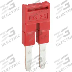 SCHNEIDER Jumper: Red (MPN NSYTRAL22). Key specifications — Compatible Manufacturer Model Number: NSYTRV22PE; Compatible with Product Type: TRR Spring Terminal - Blade Disconnect Terminal Block; Brand: SCHNEIDER.