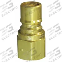 DANFOSS Portable Gas Heater Quick Connect Coupling: Portable Gas Heaters, 31C938, Brass (MPN 100506). Key specifications — Brand: DANFOSS; Pipe Connection: 3/8 in (F) NPT; Coupler Type: Coupler Plug; Material: Brass; Compatible with Product Type: Portable Gas Heaters; Compatible Grainger Part Number: 31C938.
