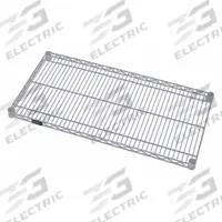 QUANTUM Wire Shelf: 48 in x 18 in, 1 Shelves, Quick-Adjust, 600 lb Load Capacity, Dry/Wet, Gray (MPN 1848GY). Key specifications — Recommended Environment: Dry; Material: Steel; Brand: QUANTUM; Color: Gray; Finish: Epoxy Coated.