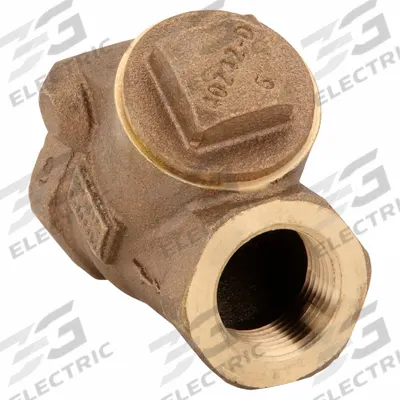 MILWAUKEE VALVE Swing Y Check Valve: Swing, Y-Style Valve Body, 3 in Pipe Size, FNPT x FNPT - Bronze Y Swing Check Valves