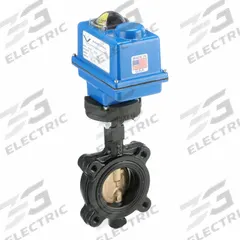 MILWAUKEE VALVE Butterfly Valve: For Gas/Oil/Water Media, Ductile Iron, 115V AC, 3 in Pipe Size, Lug (MPN GLC33E 3). Key specifications — Input Control Signal: 4-20 mA; Brand: MILWAUKEE VALVE; Disc Material: Bronze.