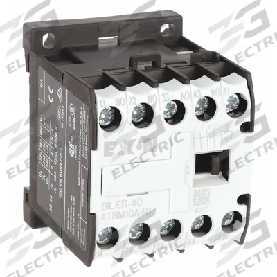 EATON Mini Control Relay: DIN-Rail Relay Mounting, 120V AC Coil Volt, 4NO - DIN Rail-Mounted Relays