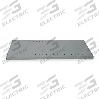 HALLOWELL Shelf: 36 in Overall Wd, 24 in Overall Dp, Solid Shelf, 22 ga, Dark Gray - Solid Steel Shelves for Standard Metal Shelving