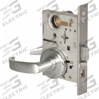 BEST Door Lockset: Storeroom Lever Locksets, Chrome, ADA Compliant