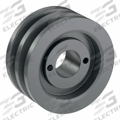 APPROVED VENDOR V-Belt Pulley: 2AK41, 2 Groove, 3.95 in OD, Bushed Bore - Bushed-Bore Cast-Iron V-Belt Pulleys