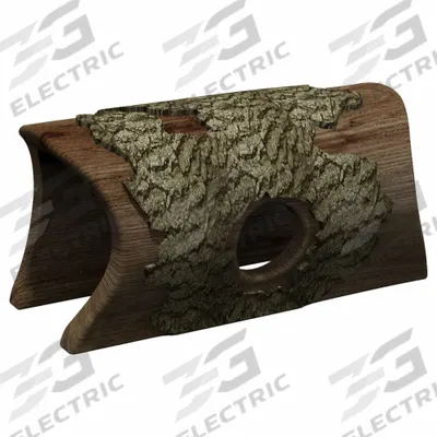 ULTRAPLAY Log Tunnel: In-Ground Kit, 15.7 ft Installation Zone Lg - Crawl Tunnels