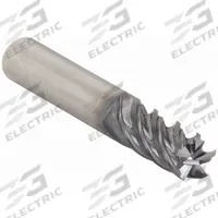 CLEVELAND Square End Mill: Carbide, TiAlN Coated, 5 Flute, 7/16" Mill Dia, 5/8" LOC, 2-1/2" OAL (MPN C80553)