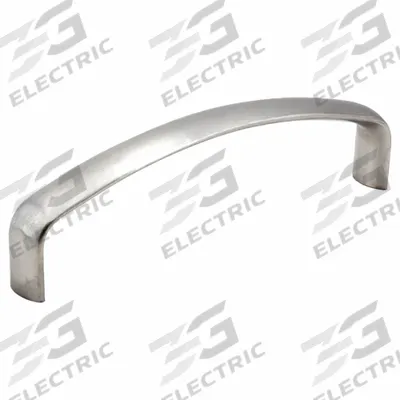SUGATSUNE Pull Handle: Threaded Holes, Stainless Steel, Silver, #6-32 Screw Size - Standard Pull Handles