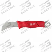 MILWAUKEE Fixed Blade Knive: Straight, 9 1/2 in Overall Lg, Stainless Steel, Glass-Filled Nylon (MPN 48-22-1924). Key specifications — attr307498: Yes; attr307493: Glass-Filled Nylon; attr307491: Stainless Steel; attr324881: MILWAUKEE.