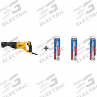 DEWALT Reciprocating Saw: 12 A Current, 1 1/8 in Stroke Lg, 2,900 stroke/min Max. Strokes per Minute (MPN DWE305/20566618R/20566618R/20566618R). Key specifications — attr1170485: DEWALT; attr1170490: Shoe Not Adjustable; attr1170491: Full-Size.