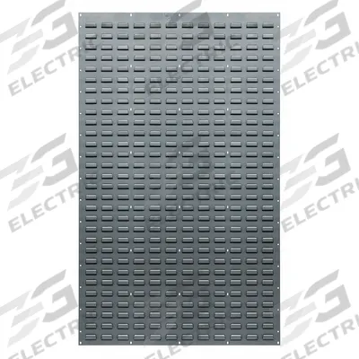 QUANTUM STORAGE SYSTEMS Louvered Panel: 61 in x 36 in x 1/2 in, 1 Sides, 0 Bins - Wall-Mount Louvered Panels Without Bins
