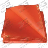 HI TEMP Welding Blanket: Silicone-Coated Fiberglass, 10 ft Wd, 10 ft Lg, Red (MPN R51-10X10-32-B). Key specifications — Manufacturer Part Number: R51-10X10-32-B; Brand: HI TEMP.