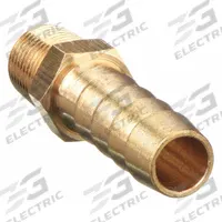 SPEEDAIRE Barbed Hose Fitting: For 5/8 in Hose I.D., Hose Barb x NPT, 5/8 in x 3/8 in Fitting Size (MPN 6AFJ9). Key specifications — Fitting Connection Type: Hose Barb x NPT; Fitting Gender: Male x Male; Nipple Grip Type: Hex; Brand: SPEEDAIRE.