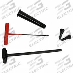 HALTEC Quick Change Valve Tool: Quick Valve Change Tool, Plastic/Steel, 10 11/32 in Overall Lg (MPN 51025). Key specifications — Brand: HALTEC; Includes: Installation Cone; Material: Steel; Product Type: Quick Valve Change Tool.
